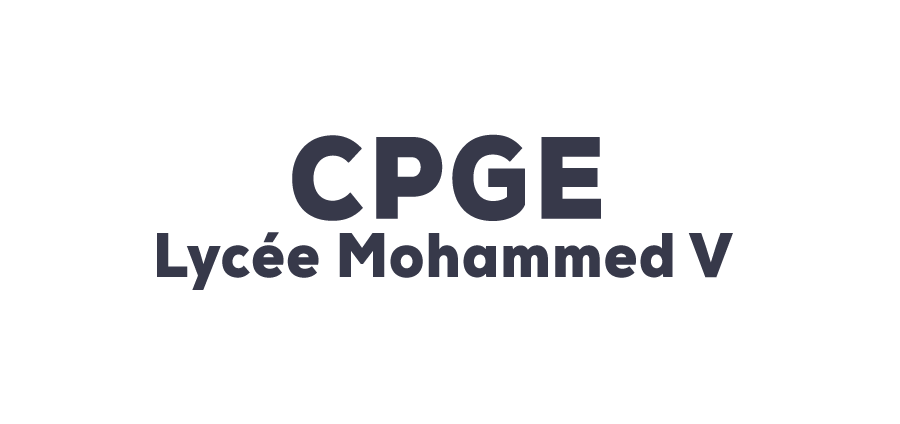 CPGE Mohammed V Béni-Mellal